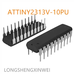 1PCS New ATTINY2313V-10PU ATTINY2313 2313V-10PU Direct Insert DIP-18 Microcontroller Chip