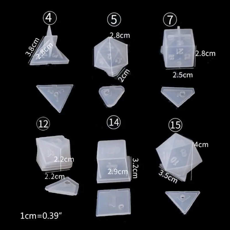 8 Форма s эпоксидная смола форма DIY кристалл треугольник кости филе мульти