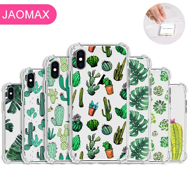 Jaomax летние мягкие силиконовые банановые листья кактуса растений Чехол для