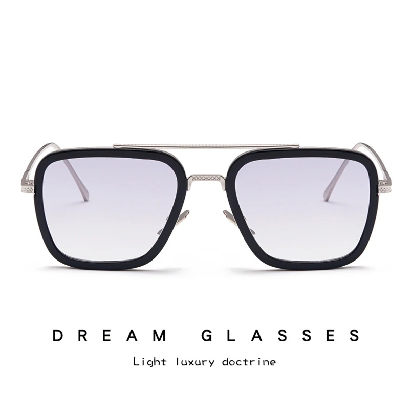 Мужские квадратные солнцезащитные очки rotor Downey Jr Винтажные Солнцезащитные с