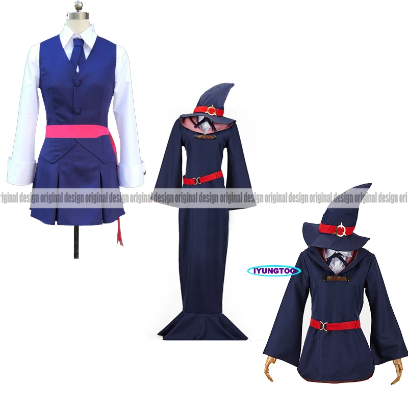 

Little Witch Academia Atsuko "Akko" Kagari Lotte Jansson Sucy Manbavaran Clothing Cosplay Costume,Customized Accepted