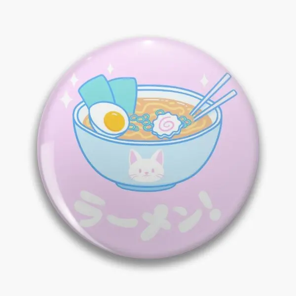

Cute Ramen Nikury Customizable Soft Button Pin Badge Clothes Hat Lapel Pin Women Lover Creative Jewelry Decor Collar Fashion