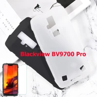 soft black white tpu case for blackview bv9700 pro precise hole position protective cover
