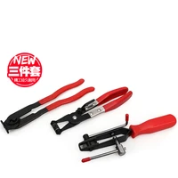 3pcs auto repair tools cable type hose clips cv joint clamp banding install tool for tire repair clamp removal plier durable