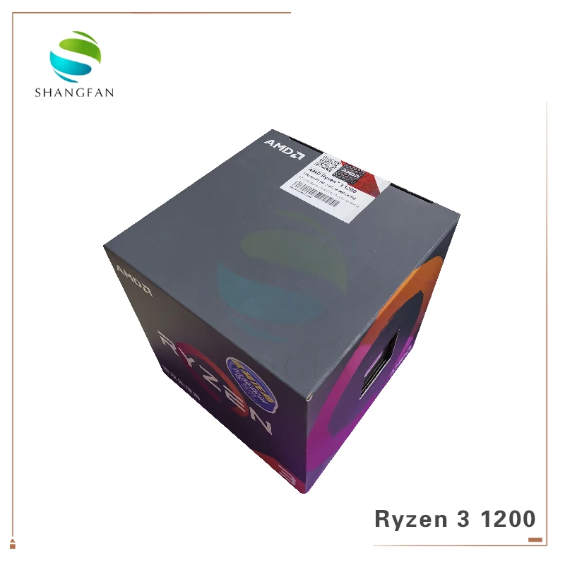 

AMD Ryzen R3 1200 CPU Processor Quad-Core Socket AM4 3.1GHz 10MB TDP 65W Cache 14nm DDR4 Desktop YD1200BBM4KAE with cooling fan