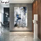 Абстрактная живопись с чернилами, алмазная живопись, вышивка 5D, сделай сам, полноразмерная Круглая Мозаика, декоративные картины