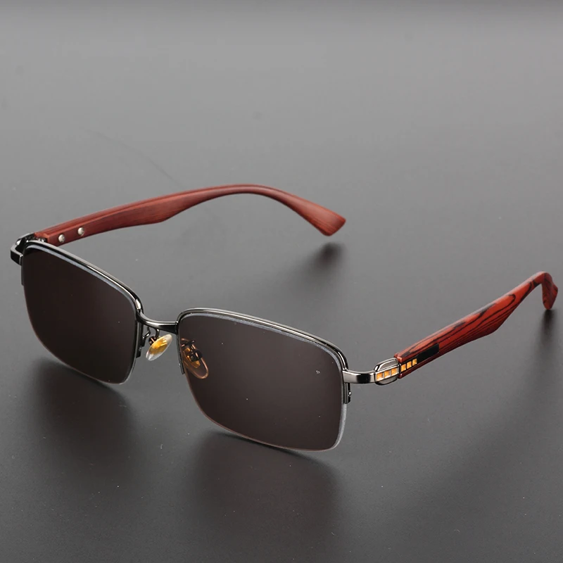 

Vazrobe stone glasses male women brown natural crystal sunglasses male elder anti eye dry