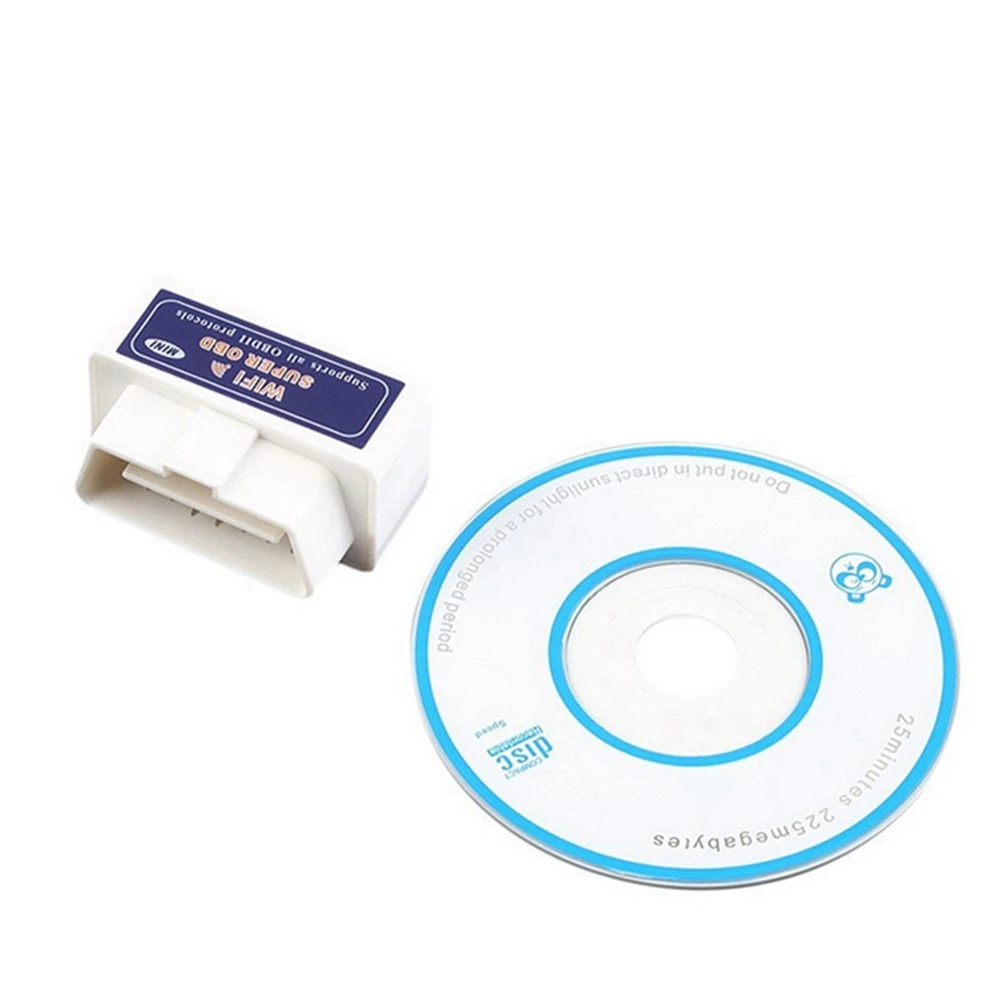 Для IPhone Android PC ELM327 V1.5 WIFI OBD2 Диагностический интерфейс OBDII Scanner Tools ELM 327 Аппаратная