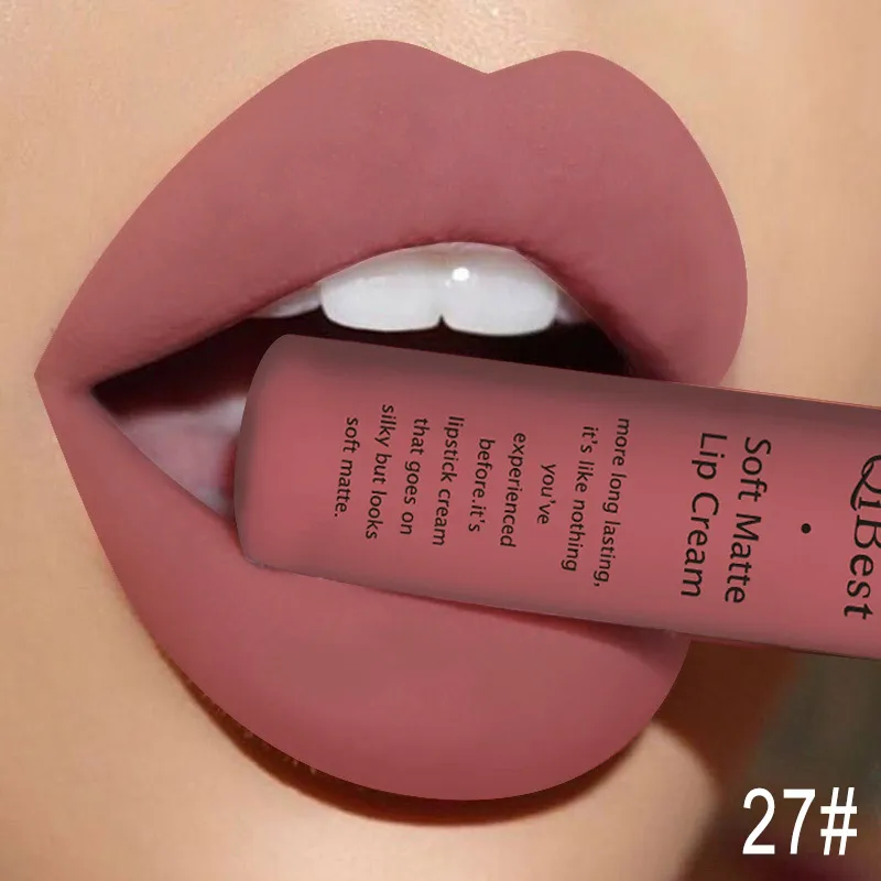 42 Colors Waterproof Liquid Lip Gloss Metallic Matte Lipstick For Lips Cosmetic Sexy Batom Mate Lip Tint Makeup Lasting Lipgloss