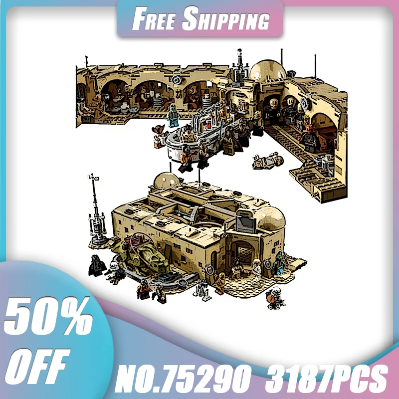 Модель 75290 МОС эйсли вина модель сделай сам из 3187 деталей кирпичная детская