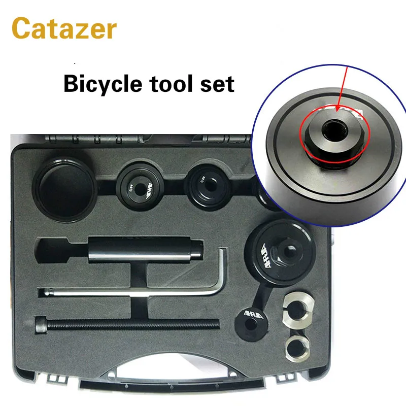 

Bicycle Static Press-in Center Axle Mounting and Disassembly Tool Center Axle BAKCET BOTTOM BB Bike Install and Remove Tool Set