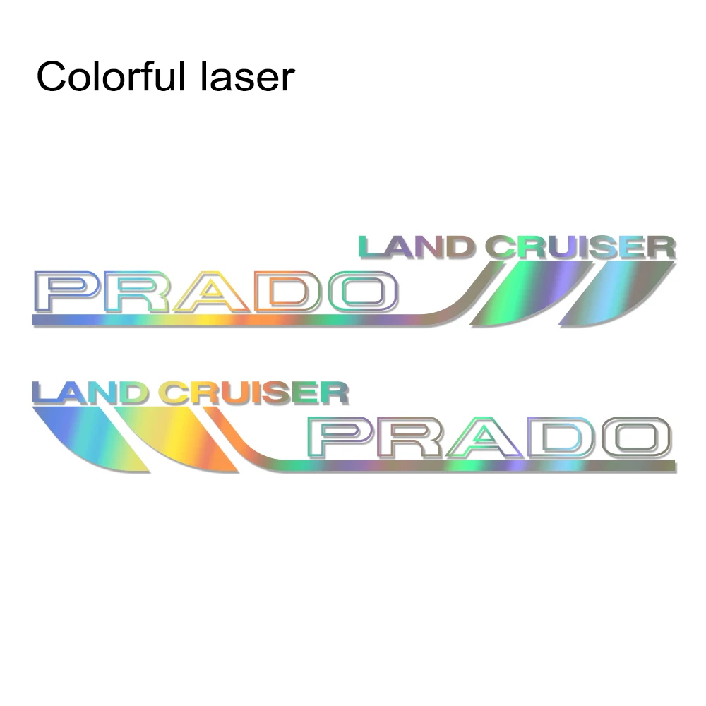

Для Toyota Prado 150 120 Land Cruiser Prado 100, декоративные наклейки на боковую дверь автомобиля, виниловая пленка, наклейки, аксессуары