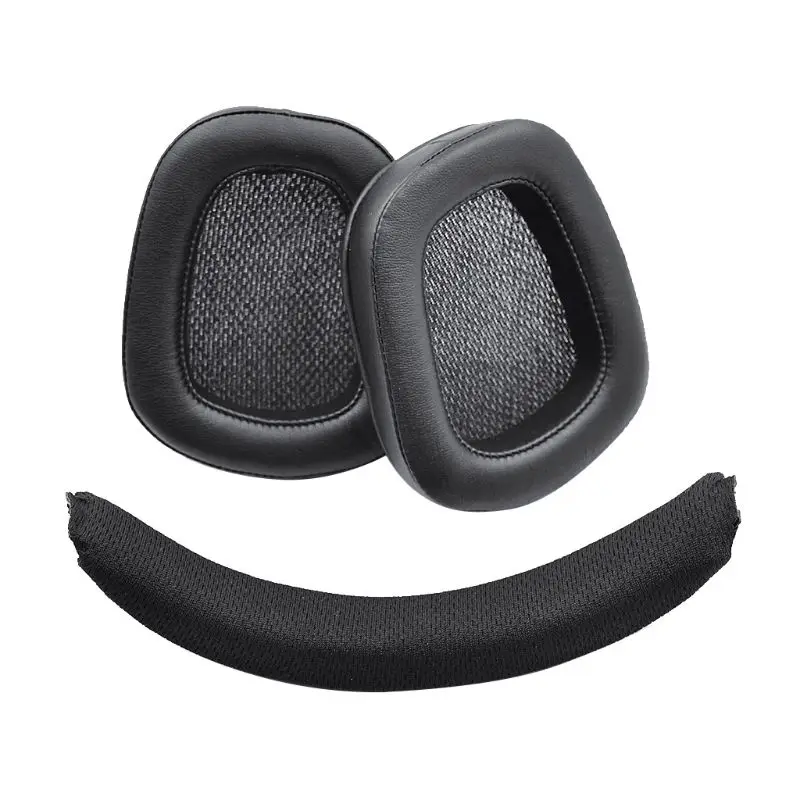 

Leather Headband Soft Foam Protective Cushion Cover Replacement for logitech G533 Headphones Headset