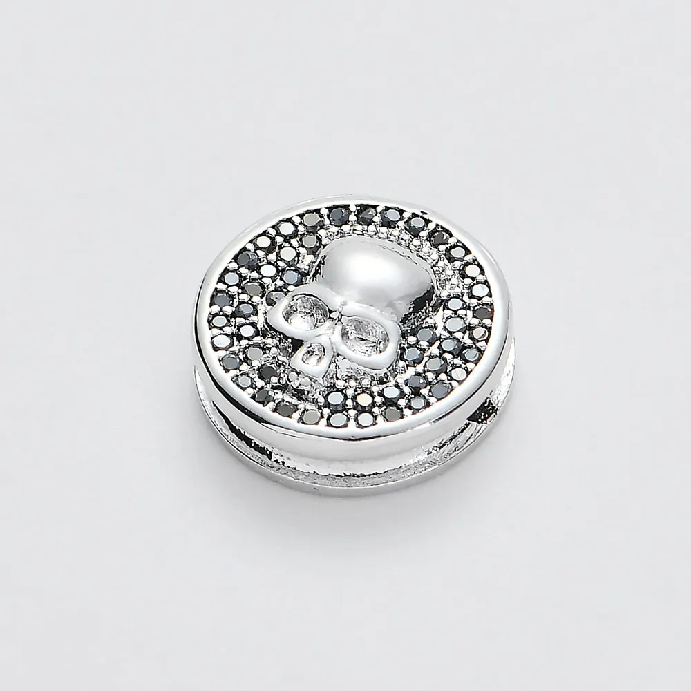 Сказочные бусины-разделители с кубическим цирконием для мужского браслета Vnistar