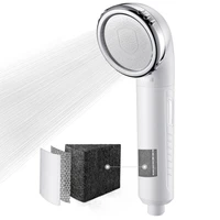 miniwell shower filter with replacement cartridge indicator for softener chlorine heavy metal