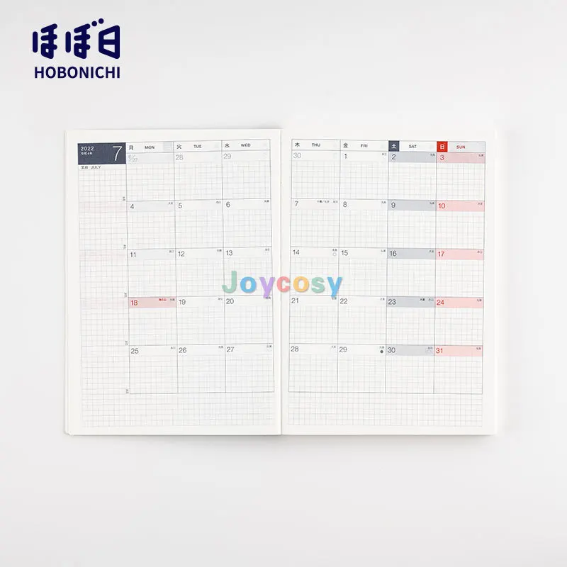 Блокнот Hobonichi 2022 Cousin Avec (начинается в январе) [начиная с понедельника] размера A5