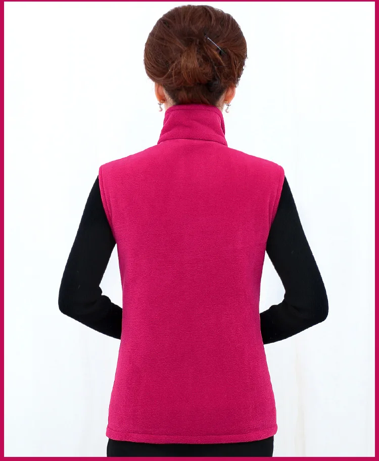 Новинка 2019 Женские флисовые жилеты осенние корейские куртки без рукавов больших