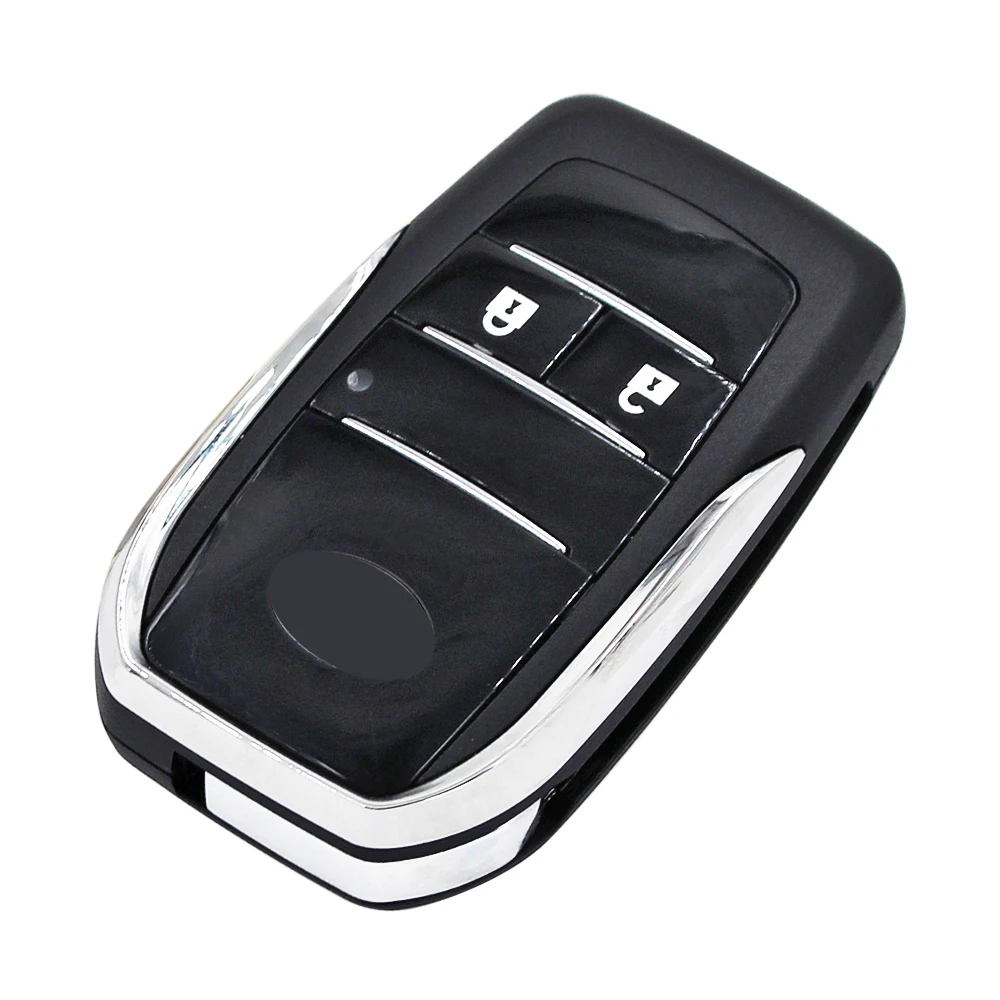Upgrated 2 Buttons Flip Folding Remote Blank Key Shell For Toyota Corolla RAV4 Toy43 | Автомобили и мотоциклы