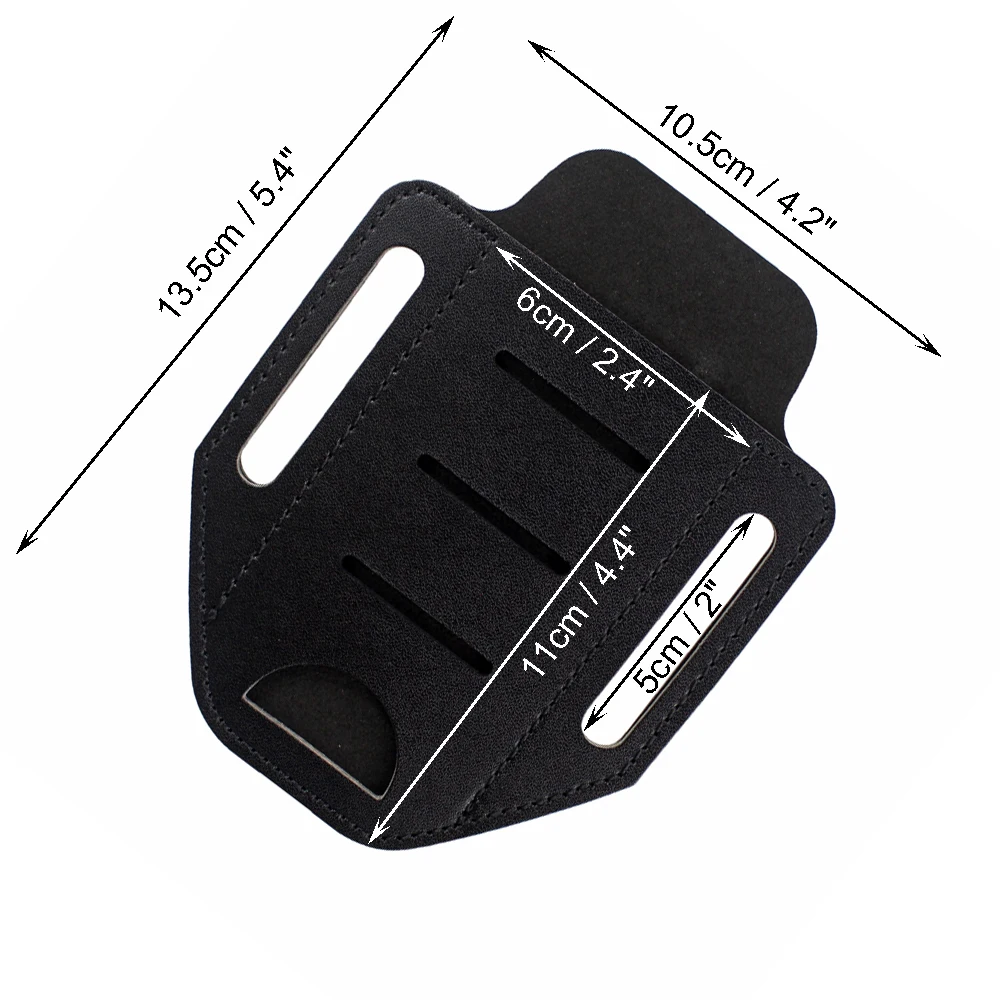 Кожаный футляр для инструментов органайзер с одним карманом универсальных сумка