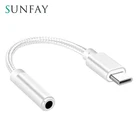 Аудиокабель для наушников с разъемом типа C 3,5 для Letv 2 2pro max2 Pro 3 для Xiaomi 6 Huawei USB к адаптеру для наушников 3,5 мм