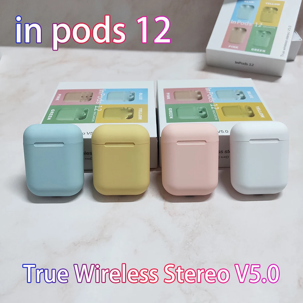 I666 беспроводные наушники inpods 12 TWS Bluetooth 5,0 гарнитура сенсорный всплывающий наушник с микрофоном fone de ouvido