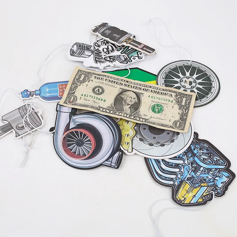 JDM Style автомобильный освежитель воздуха твердый бумажный поршневой тормоз обод