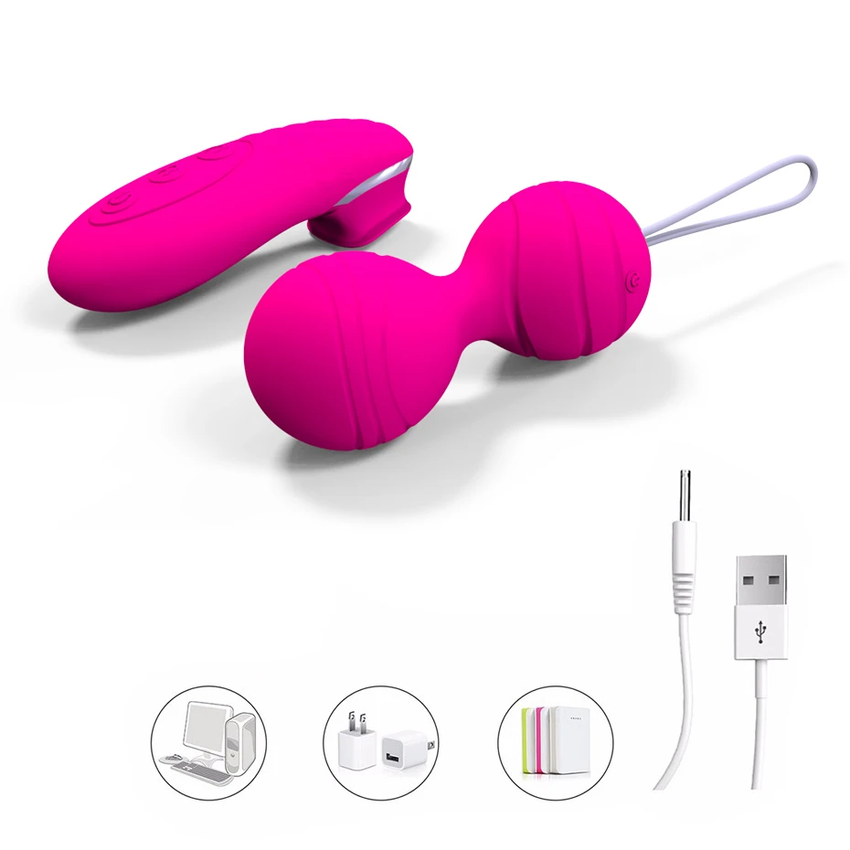 Silicone Kegel Ball Vaginal Tight Exercise Vibrating Love Egg Wireless Remote Control Geisha ben Wa Sex Product Toy | Красота и