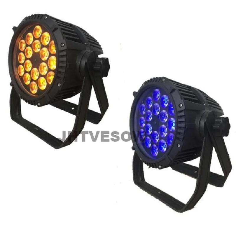 Dmx par light 18x10w rgbw 180w водонепроницаемый светодиодный 64 rgbwa uv ip65 уличный par-светильник