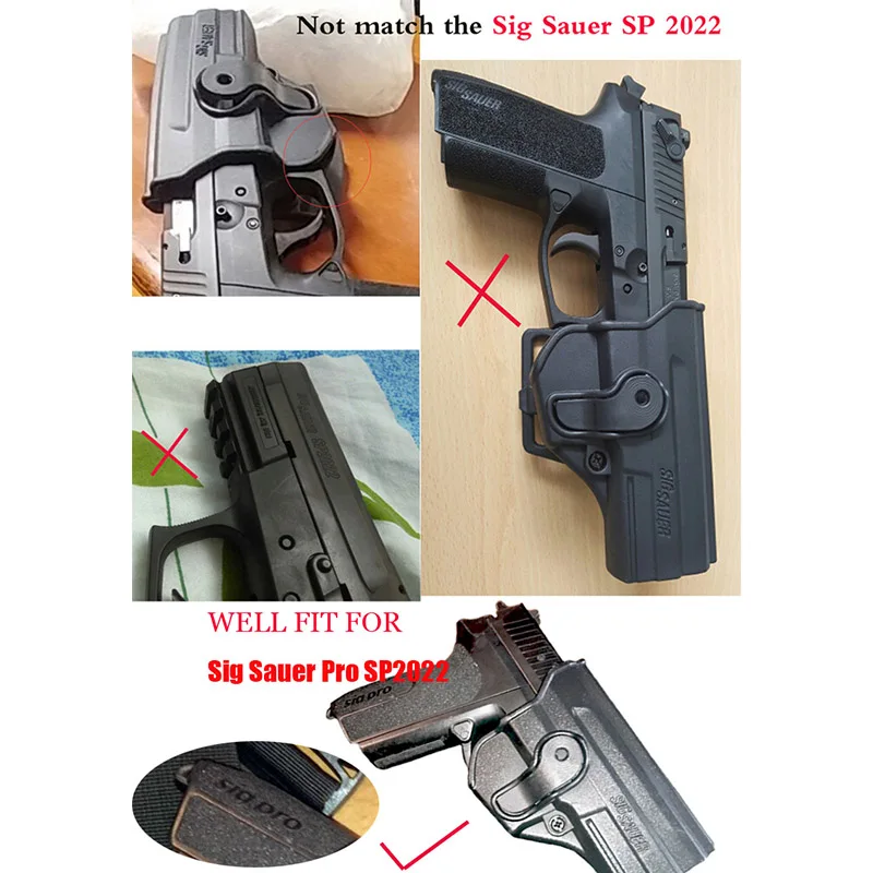 Тактическая кобура для пистолета Sig Sauer Pro SP2022 P220 SP2009 чехол военный охотничий