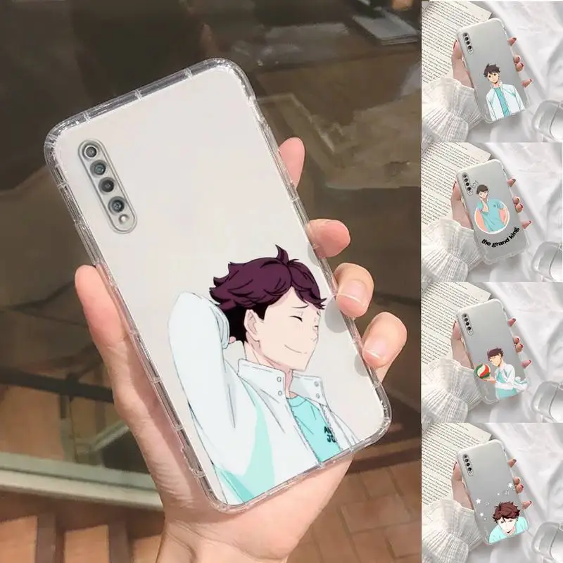 

Haikyuu Oikawa Phone Case Transparent For Xiaomi Redmi K30 10T 10X 9 9A 8 8A 7 7A 6 K40 T S PRO 5G