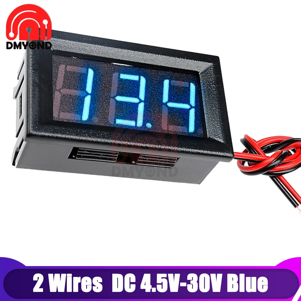 

Цифровой вольтметр Voktta 0,56", 0-100В, 3 провода