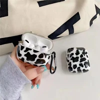 cute zebra cow pattern rabbit for airpods case silicone cover for airpods pro 3 2 1 case earphone 3d headphone case protective