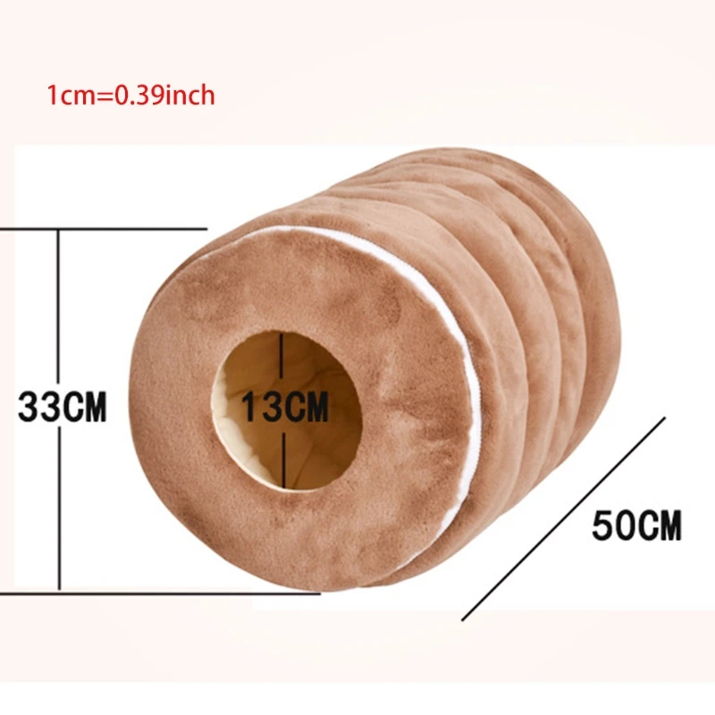 

Pet Bed Cylindrical Pet Bed Round Comfortable Small Medium Pets Ultra Soft Calm