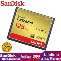 sandisk compact flash cf memory card 32gb 64gb 128gb high speed extreme compactflash udma7 vpg 20 full hd video for dslr camera