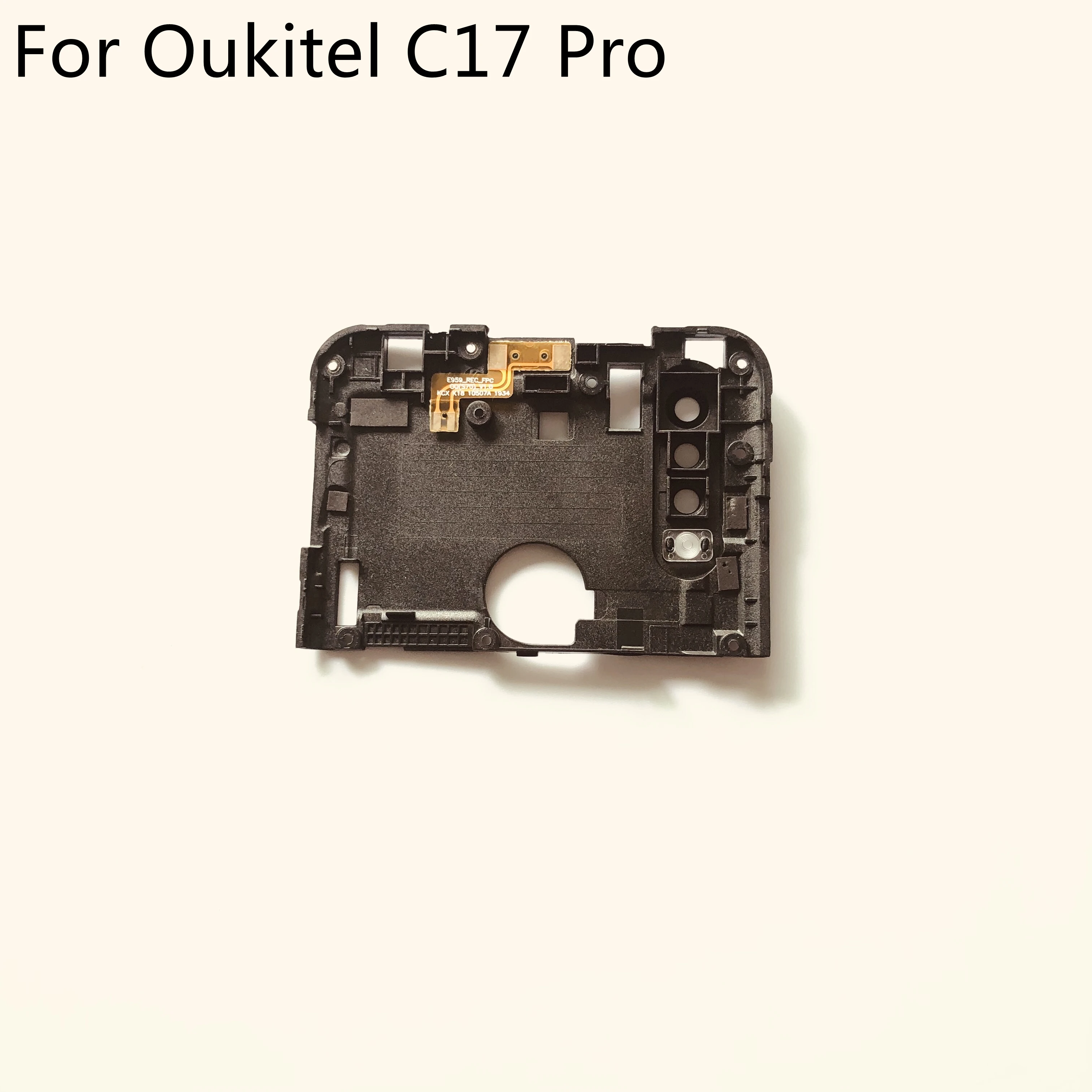 

Used Back Frame Shell Case + Camera Glass Lens For OUKITEL C17 Pro MTK6763 Octa Core 6.35" 1560x720 Smartphone