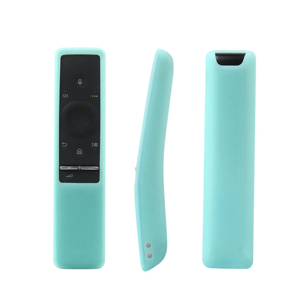 Fluorescence blue Модный пульт дистанционного управления чехол для samsung Смарт ТВ BN59-01241A BN59-01242A BN59-01266A Противоударная защитная задняя крышка чехол для пульта дистанционного управления - Цвет: Fluorescence blue