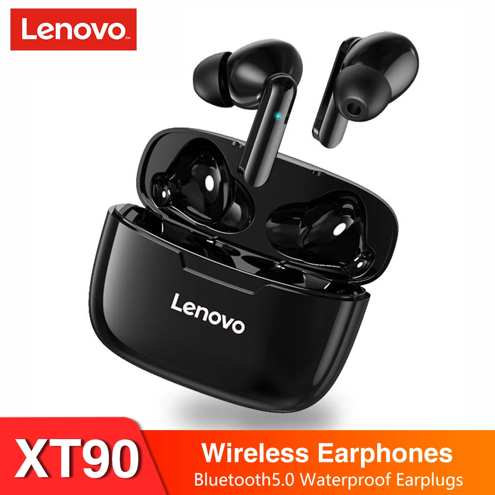 Беспроводные наушники Lenovo XT90 Bluetooth 5 0 спортивные с сенсорной кнопкой IPX5