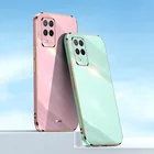 Противоударный чехол для OPPO Realme Narzo 30, V13, Q3, Q3i, 8, Narzo30, чехол для телефона, с прямыми краями, Мягкий силикон, тонкий