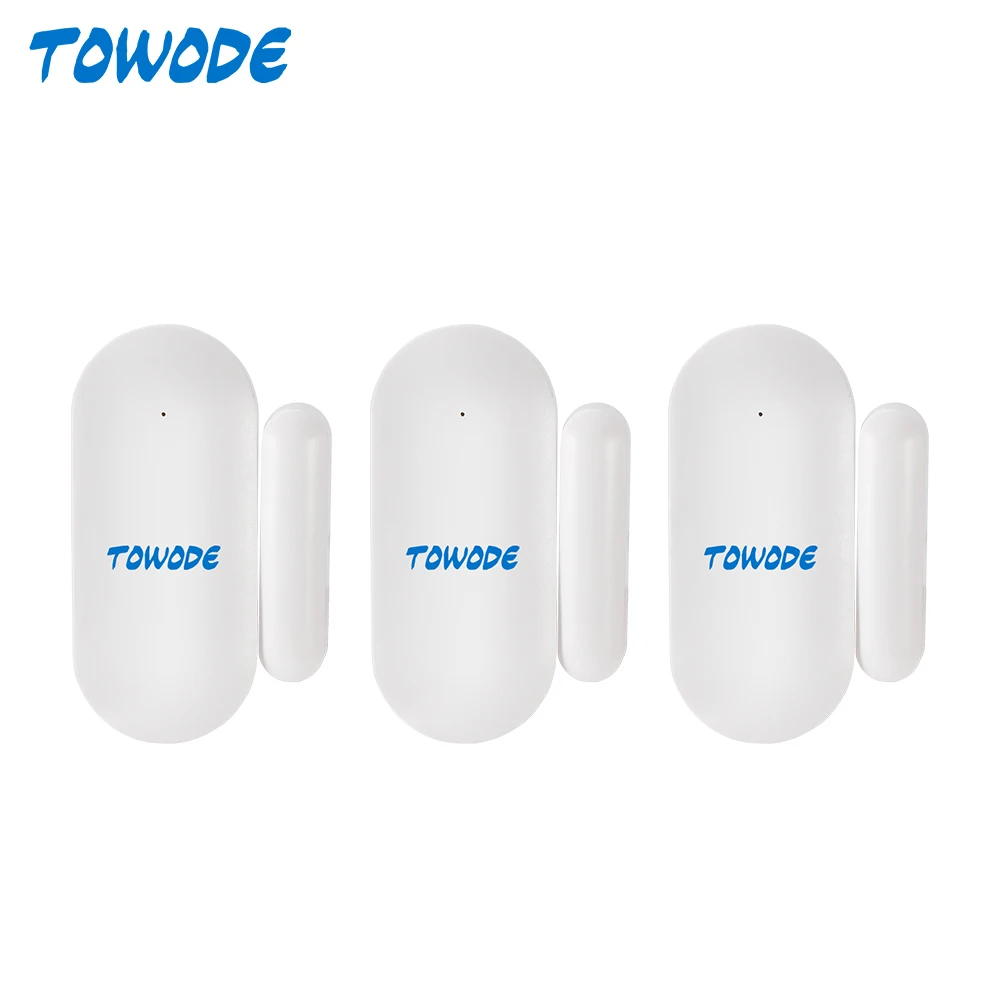 

TOWODE Wireless Magnetic Door Sensor 433Mhz Home Security Door Window Open Alarm Detector Work With W18 W2 G18 K52 G60 Alarm Kit