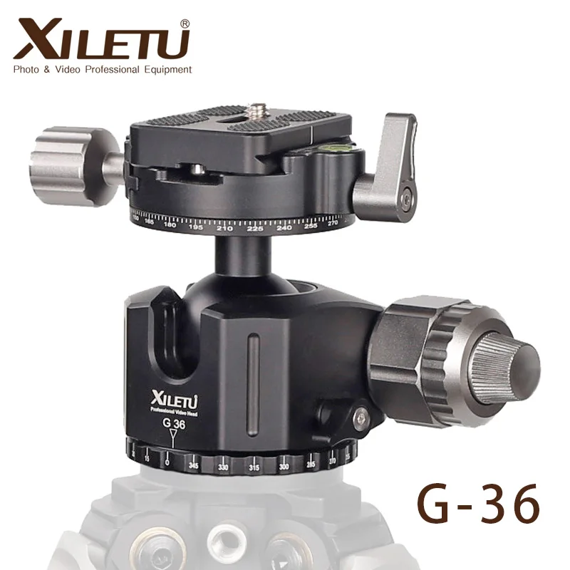 XILETU G 36 шаровая Головка для штатива трипода из 360 градусов двойной панорамный w