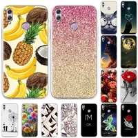 case for huawei honor 8x cases silicon fashion bumper on huawei honor 8x honor view10 lite jsn l11 soft tpu animal painted funda