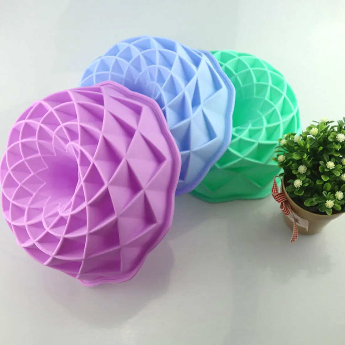 Формы для выпечки тортов силиконовые формы в форме цветочной короны птичьего