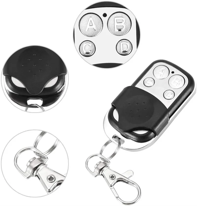 

1PC Universal Cloning Wireless Remote Control 433mhz Remote Controller Key Fob Suitable For Car Garage Door Gate