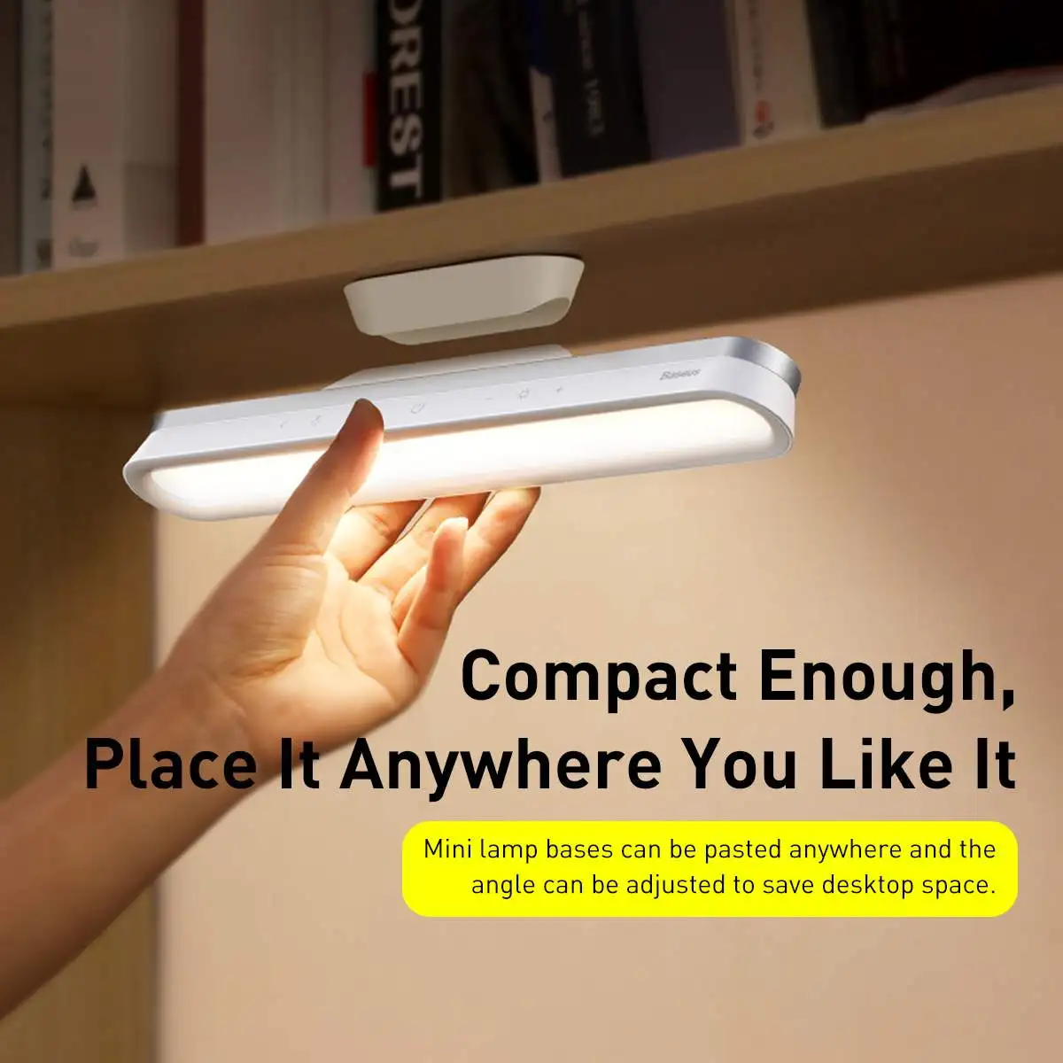 

LED Desk Lamp Magnetic Table Lamp for Study Cabinet Light USB Rechargeable Stepless Dimming Dormitory Night lights