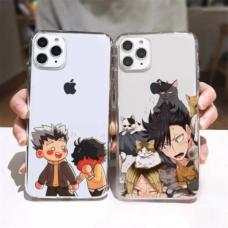 Чехол для телефона с рисунком аниме Oya Haikyuu Love волейбол iPhone 13 12 11 Pro XS Max XR X Mini 6 7 8 Plus