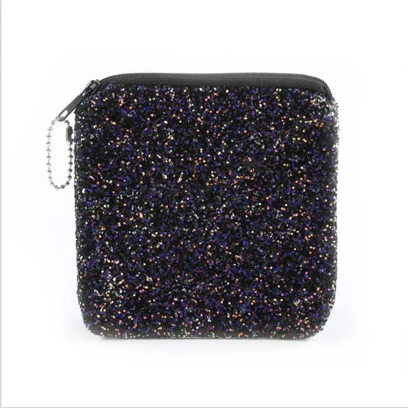 Модный кошелек с блестками и русалочкой мини для девочек сверкающий женская