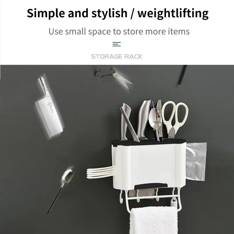 Контейнер со сливом стойка для хранения столовых приборов подставка ножей ложка