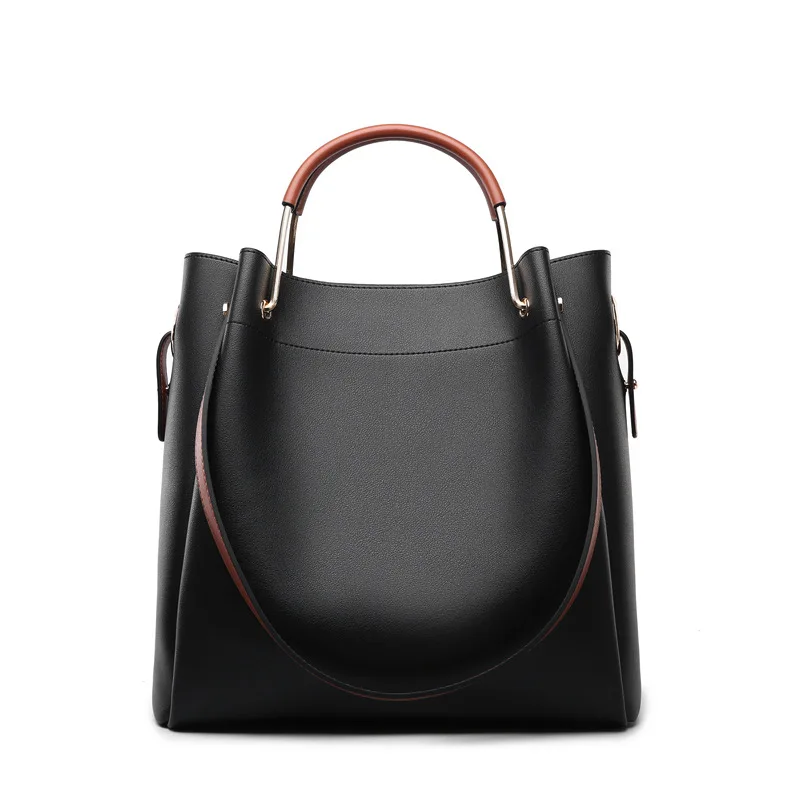 

100% Genuine Leather Handbags 2021 New Large-capacity Single Shoulder Messenger Fashion All-match Color Contrast Bags Purses Gg