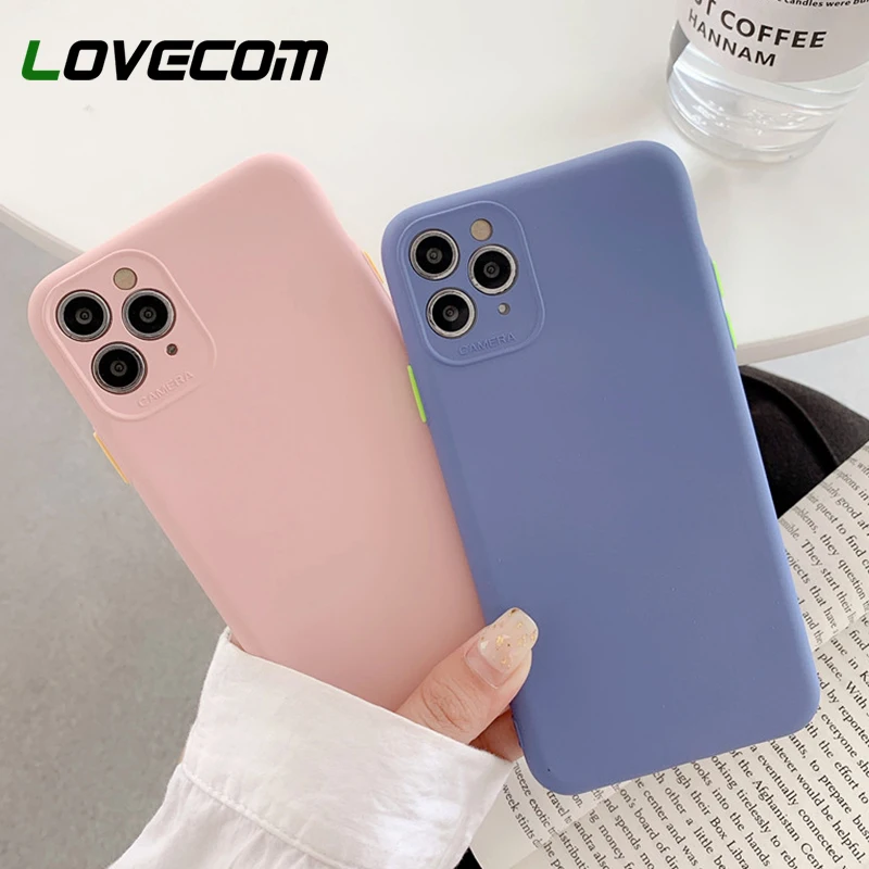 Защитный чехол карамельного цвета для телефона iPhone 11 Pro Max XR X XS 7 8 Plus мягкий из ТПУ