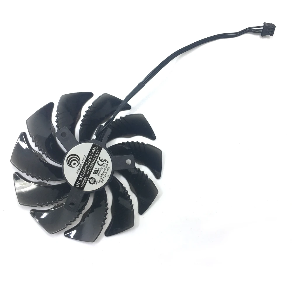 3Pin PLD09210S12HH T129215SU GTX1050 Ti D5 4G охлаждающий вентилятор GPU для Gigabyte GTX1050ti GTX1060 Mini ITX PC